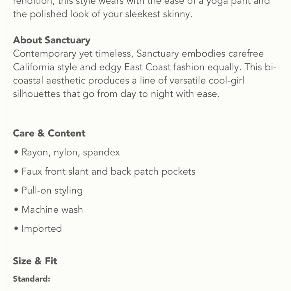 Anthropologie Sanctuary snake printed leggings - Picture 2 of 2